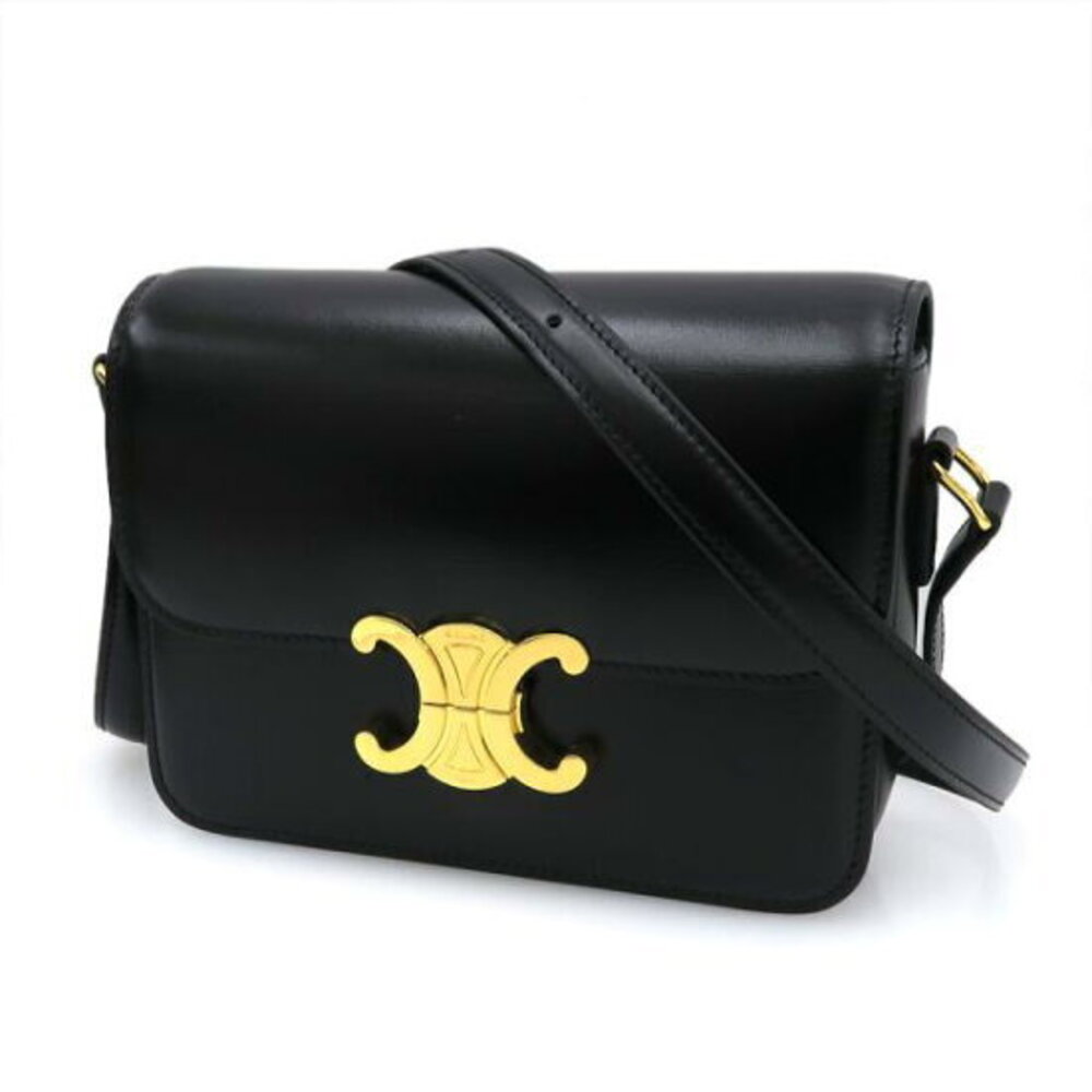 Celine Teen Triomphe Bag Shiny Calfskin